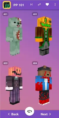 Halloween Skins for Minecraft PE - MCPE android App screenshot 2