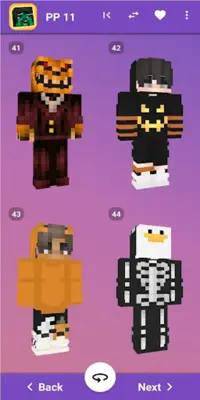 Halloween Skins for Minecraft PE - MCPE android App screenshot 4